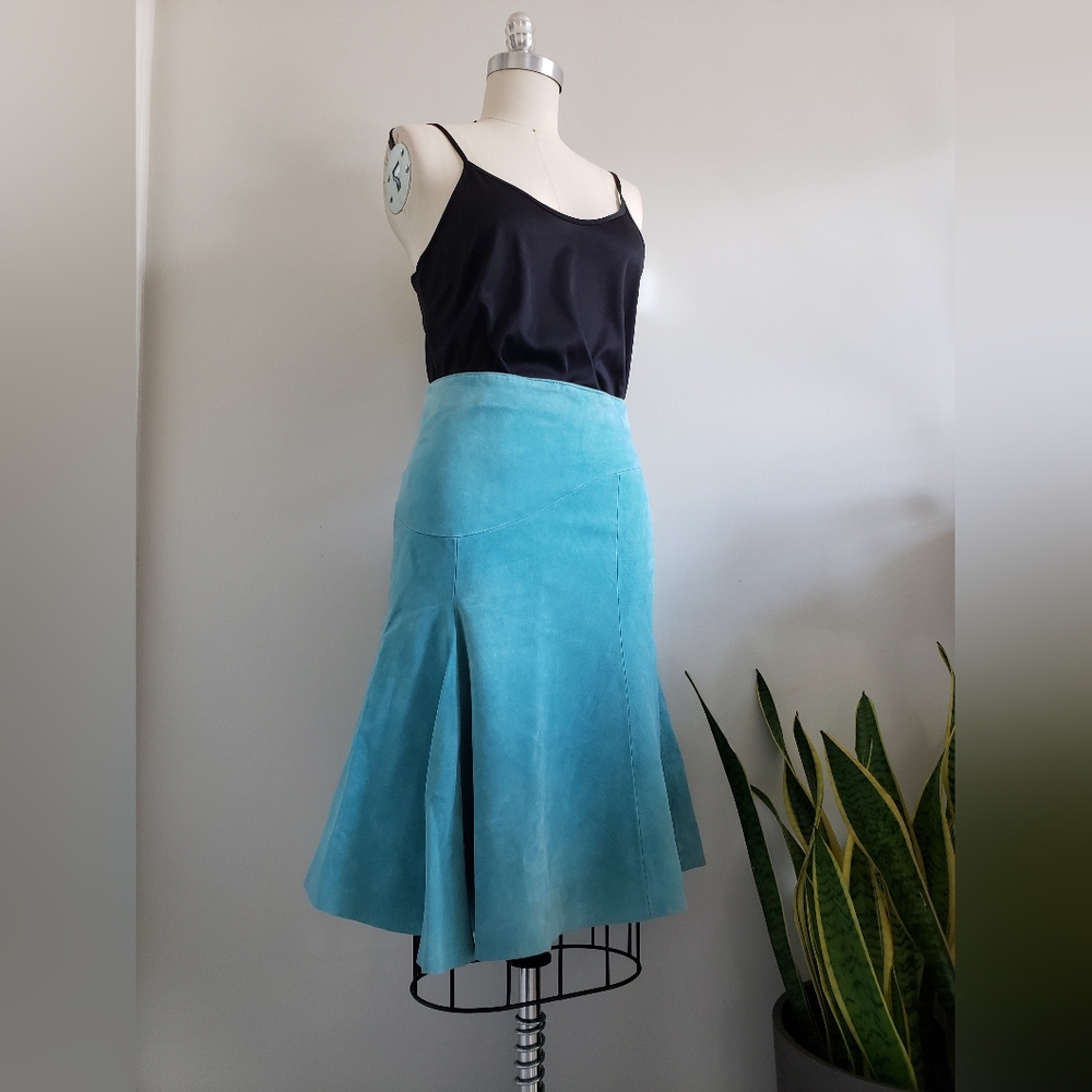 DANIER Y2K WASHABLE suede skirt